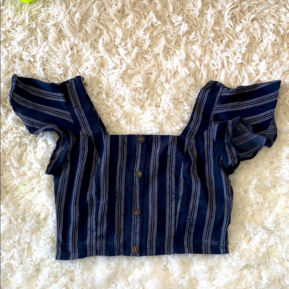 Striped Crop Top